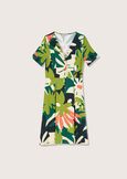 Abito Amarcord in jersey a fantasia VERDE SALAD Donna immagine n. 4