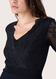 Abito Antigua con pizzo NERO BLACK Donna immagine n. 3