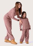 Melyna geometric pattern jersey MARRONE CASTAGNA Woman image number 3