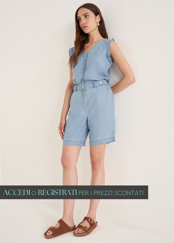 Bermuda Berlino in lyocell
 DENIM MEDIUM DENIM Donna null