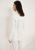 Giacca Giuliet in lino e viscosa BLUBIANCO WHITE Donna immagine n. 3