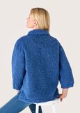Gaetan astrakan effect jacket BLU AVION Woman image number 4