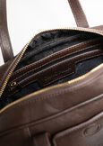 Bessie faux leather duffle bag NERO BLACKMARRONE CAFFE Woman image number 4
