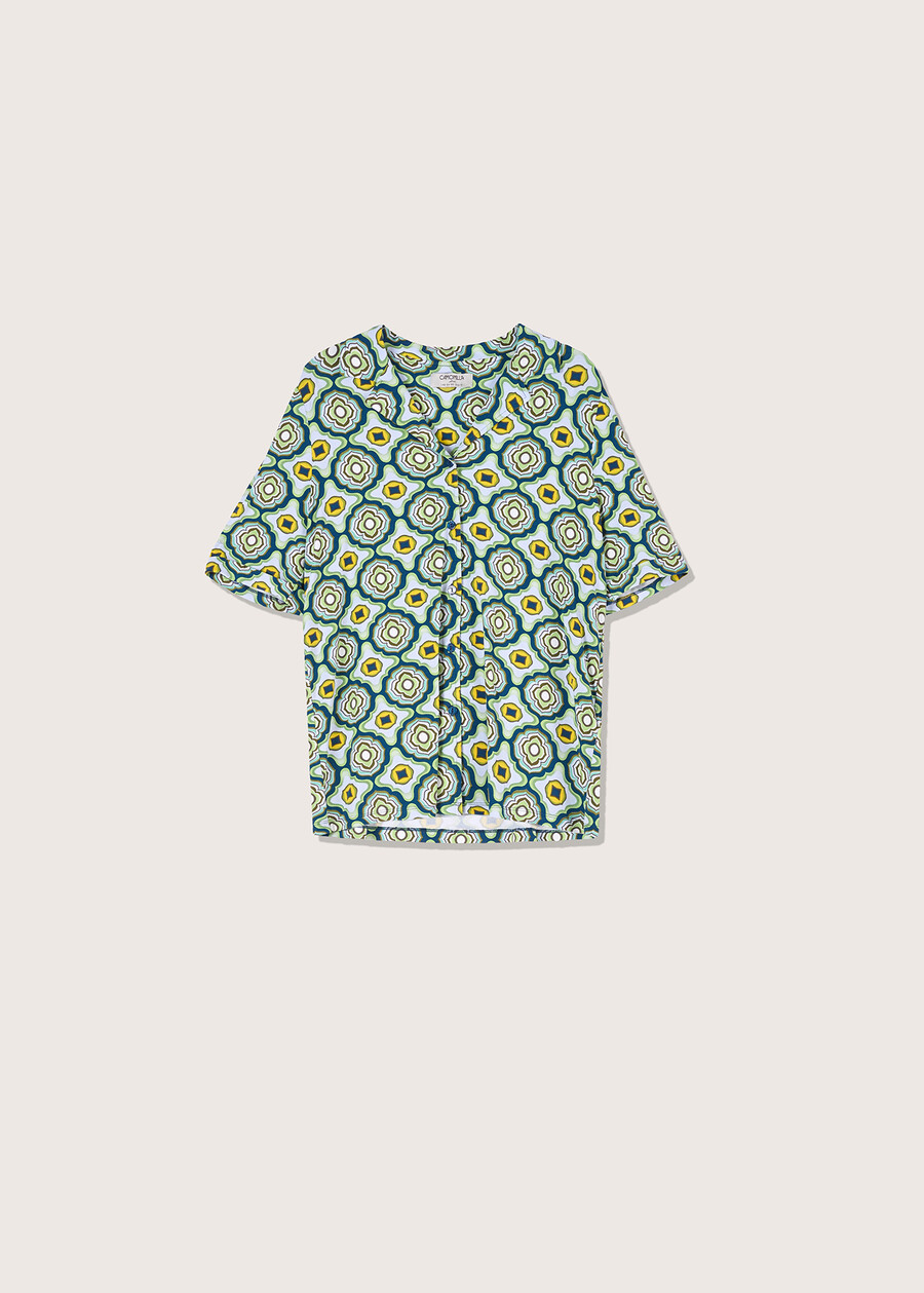 Siry patterned t-shirt BLU MAJO Woman , image number 4