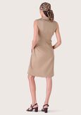 Alberto sleeveless dress BEIGE Woman image number 3