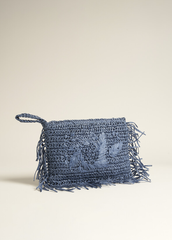 Pochette Biglia In Paglia BLU OTTANIO Donna null