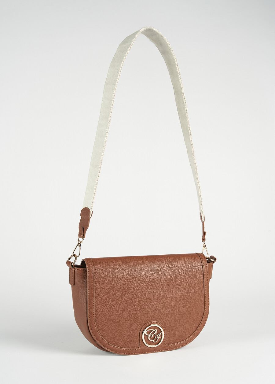 Tracolla Bammy in ecopelle BEIGE AVENAMARRONENERO BLACK Donna , immagine n. 2