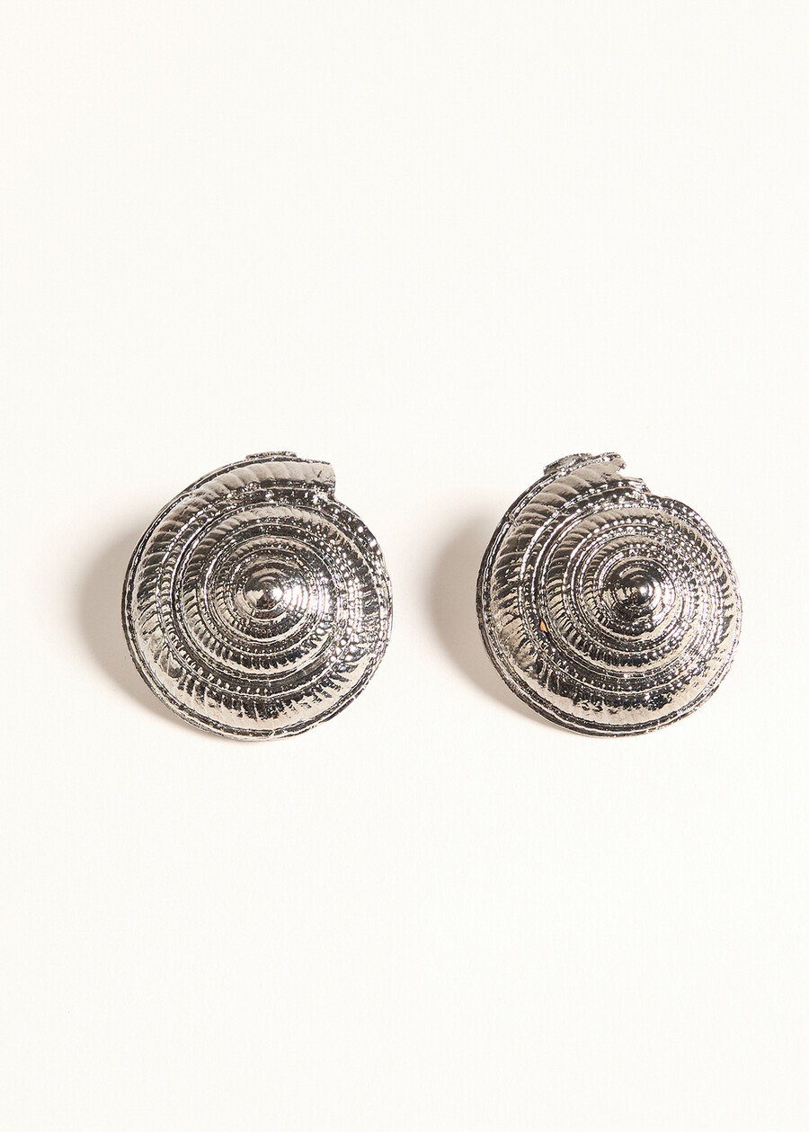 Goldy shell earrings

 GRIGIO GUNMETAL Woman , image number 1