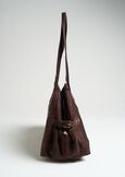 Bagary embossed croc bowling bag MARRONE Woman image number 3