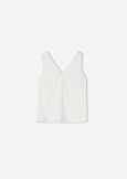 Top Tary con scollo a V BLU NAVYBIANCO BURRO Donna immagine n. 5