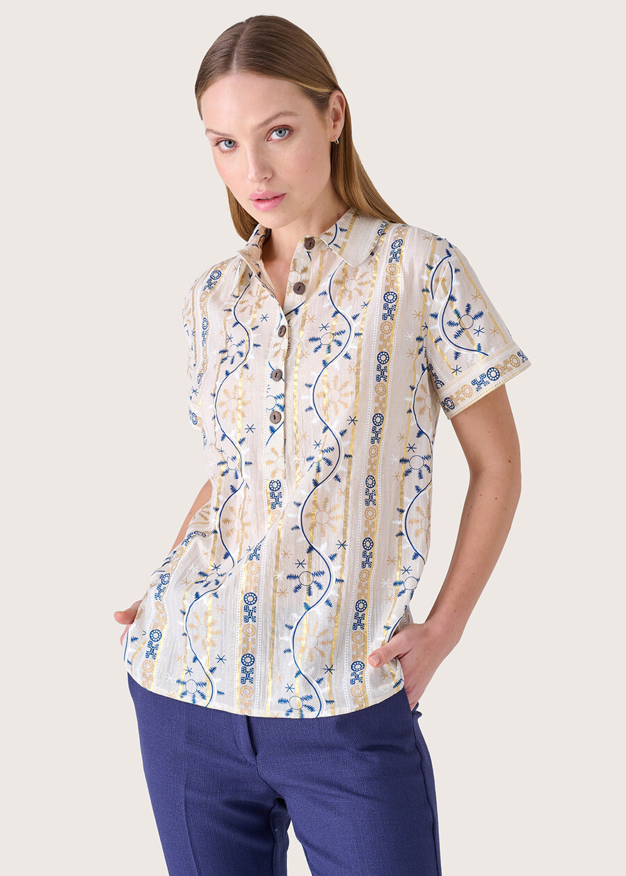 Camicia Colly 100% cotone BEIGE NAVAJO Donna , immagine n. 1