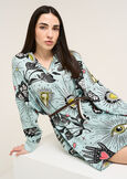 Camicia lunga Cady fantasia VERDE Donna immagine n. 2