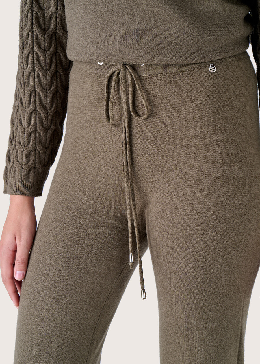 Phoebe flared trousers VERDE CAPPERBEIGE GREIGE Woman , image number 3