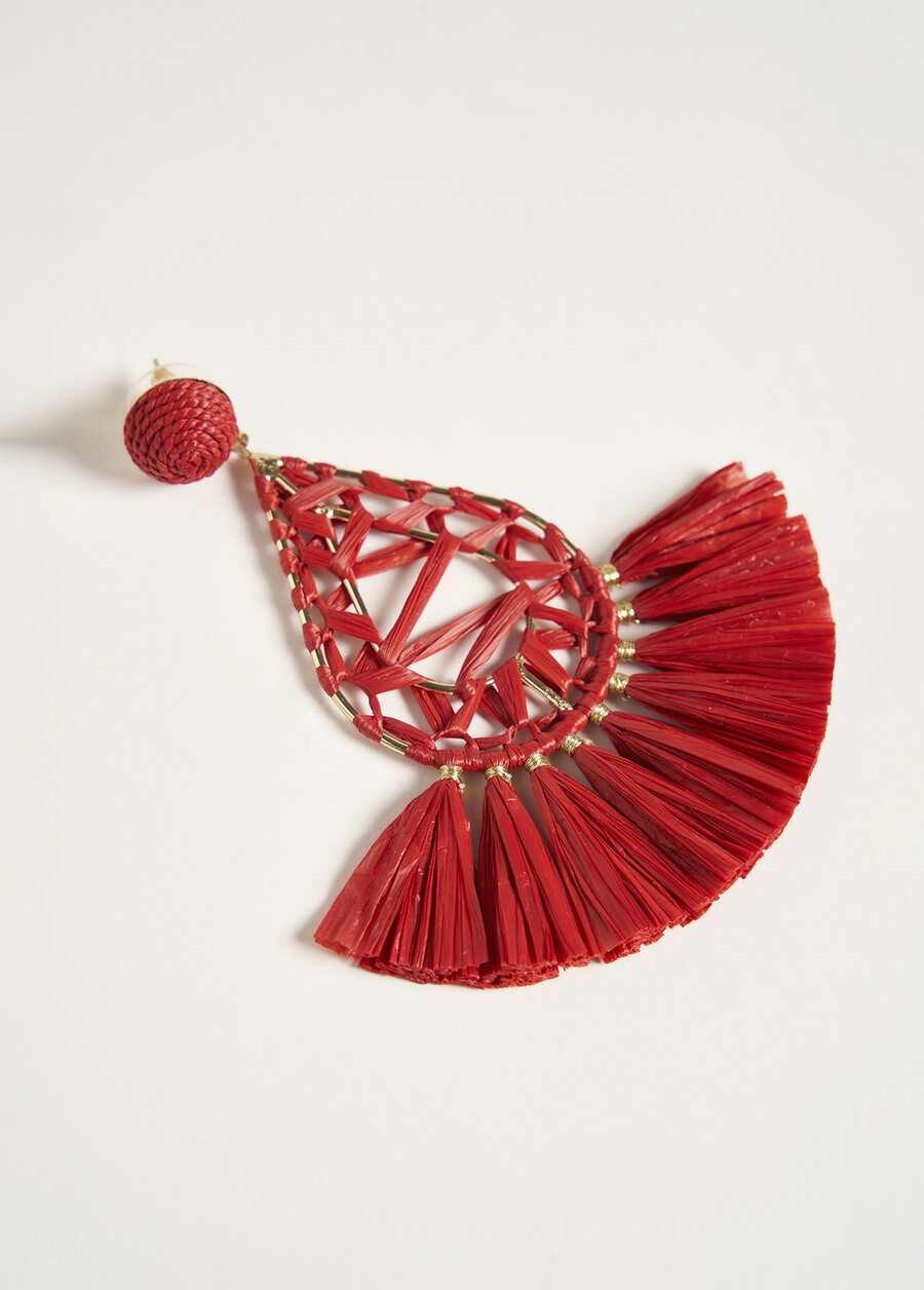 Orecchini Giza a goccia ROSSO Donna , immagine n. 4
