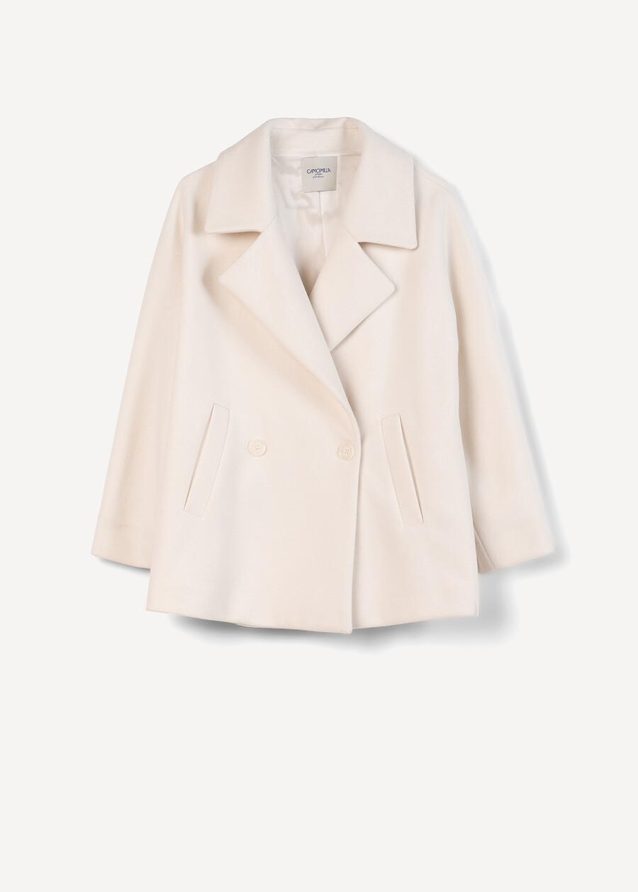 Cappotto Claudy doppiopetto BEIGE LATTEARANCIONE Donna , immagine n. 6