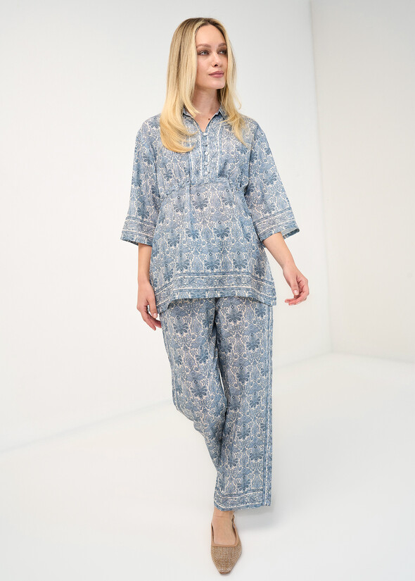 Pantaloni Pablo stampati CELESTE FIORDALISO Donna null