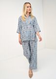 Pantaloni Pablo stampati CELESTE FIORDALISO Donna immagine n. 1