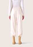 Pantalone Panama in ecopelle BEIGE GESSO Donna immagine n. 4