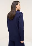 Cardigan Crem dettaglio tasche BLU Donna immagine n. 3