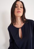 Blusa Shara In Jersey GRIGIO GREYBLUE OLTREMARE  Donna immagine n. 2