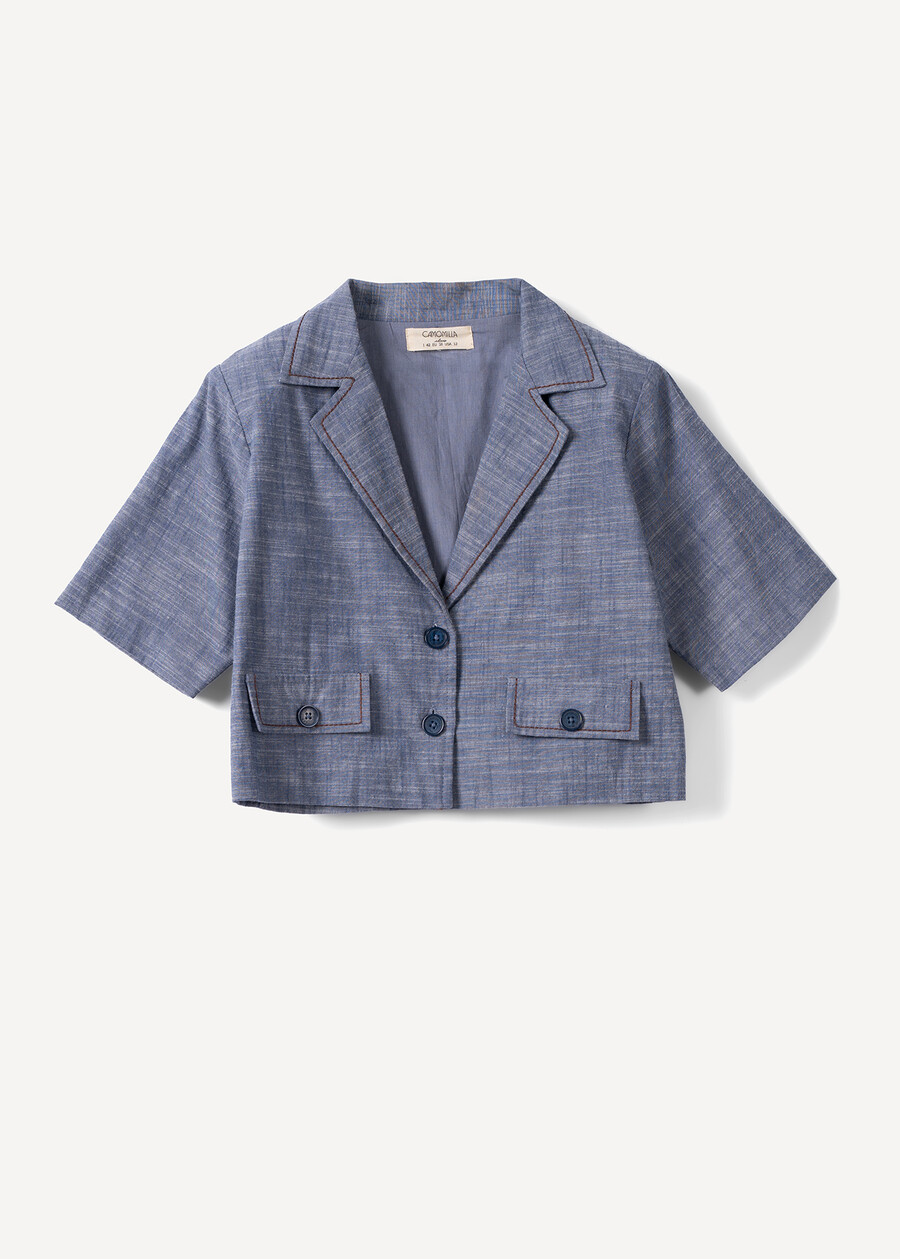 Coprispalle Ciarly in 100% cotone DENIM Donna , immagine n. 5