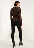 Pantaloni Kelly skinny in punto Milano NERO BLACKROSSO Donna immagine n. 4