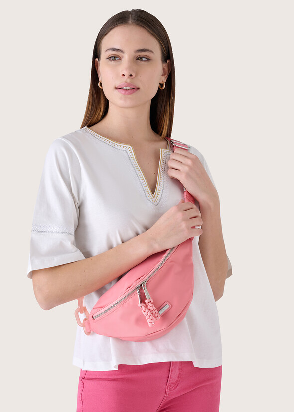 Brittany nylon pouch ROSA CAMELIA Woman null