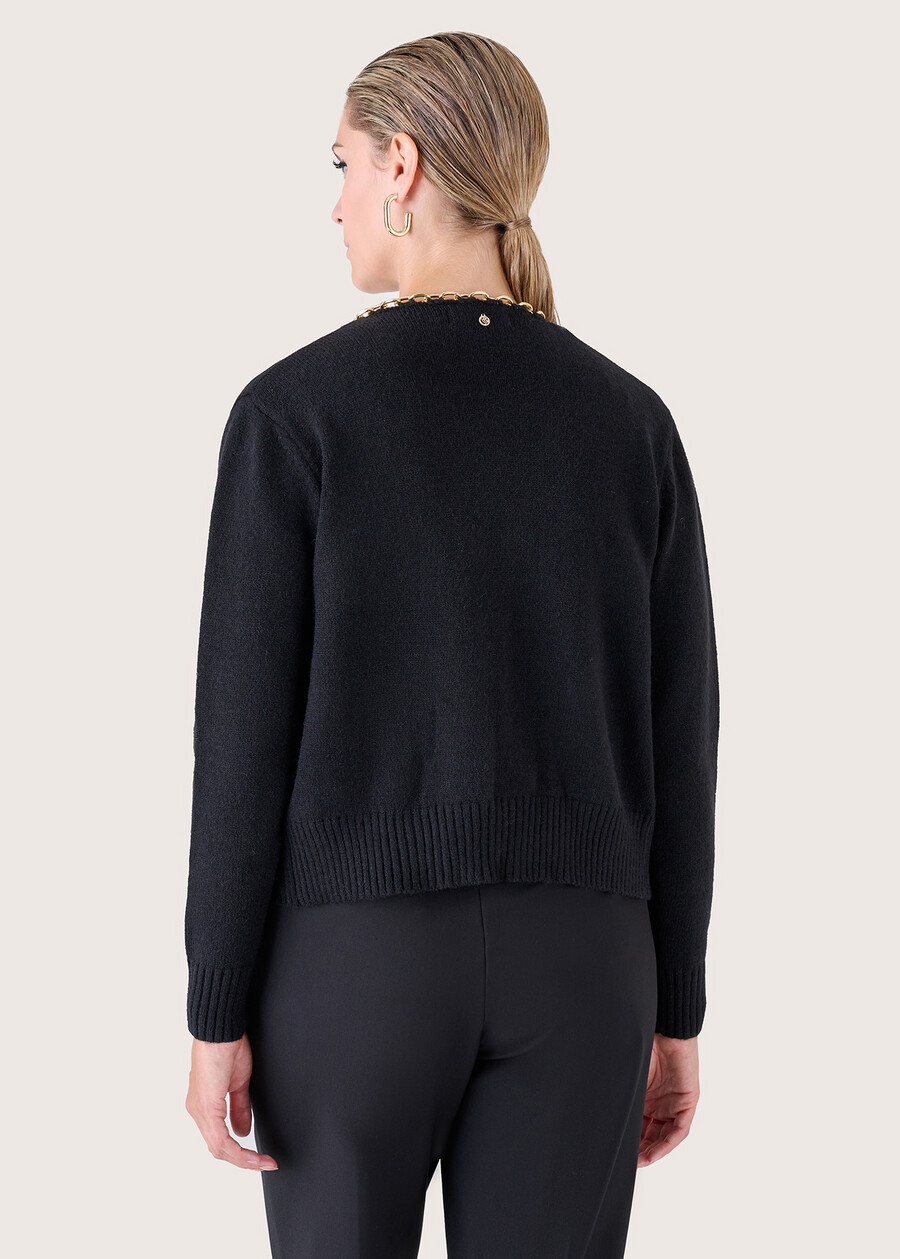 Cardigan Crimea con catena ROSSONERO BLACK Donna , immagine n. 4