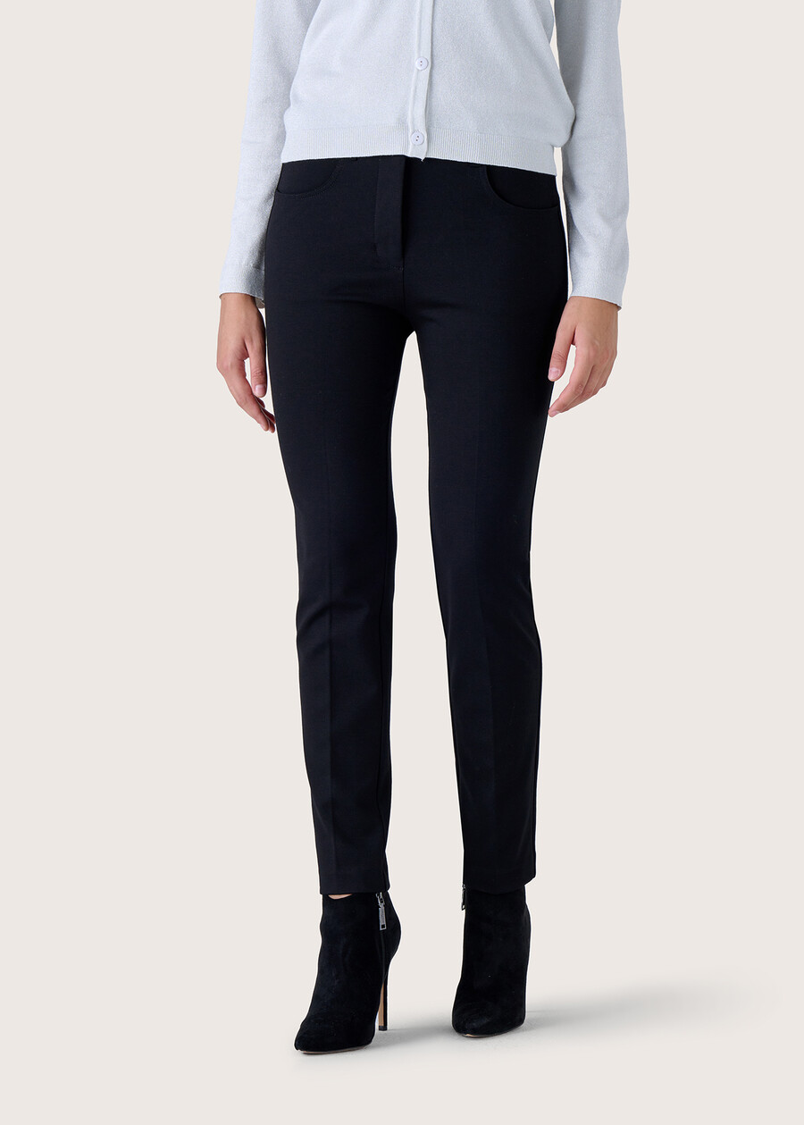 Pantalone Kate in punto Milano NERO BLACKBLUE OLTREMARE  Donna , immagine n. 2