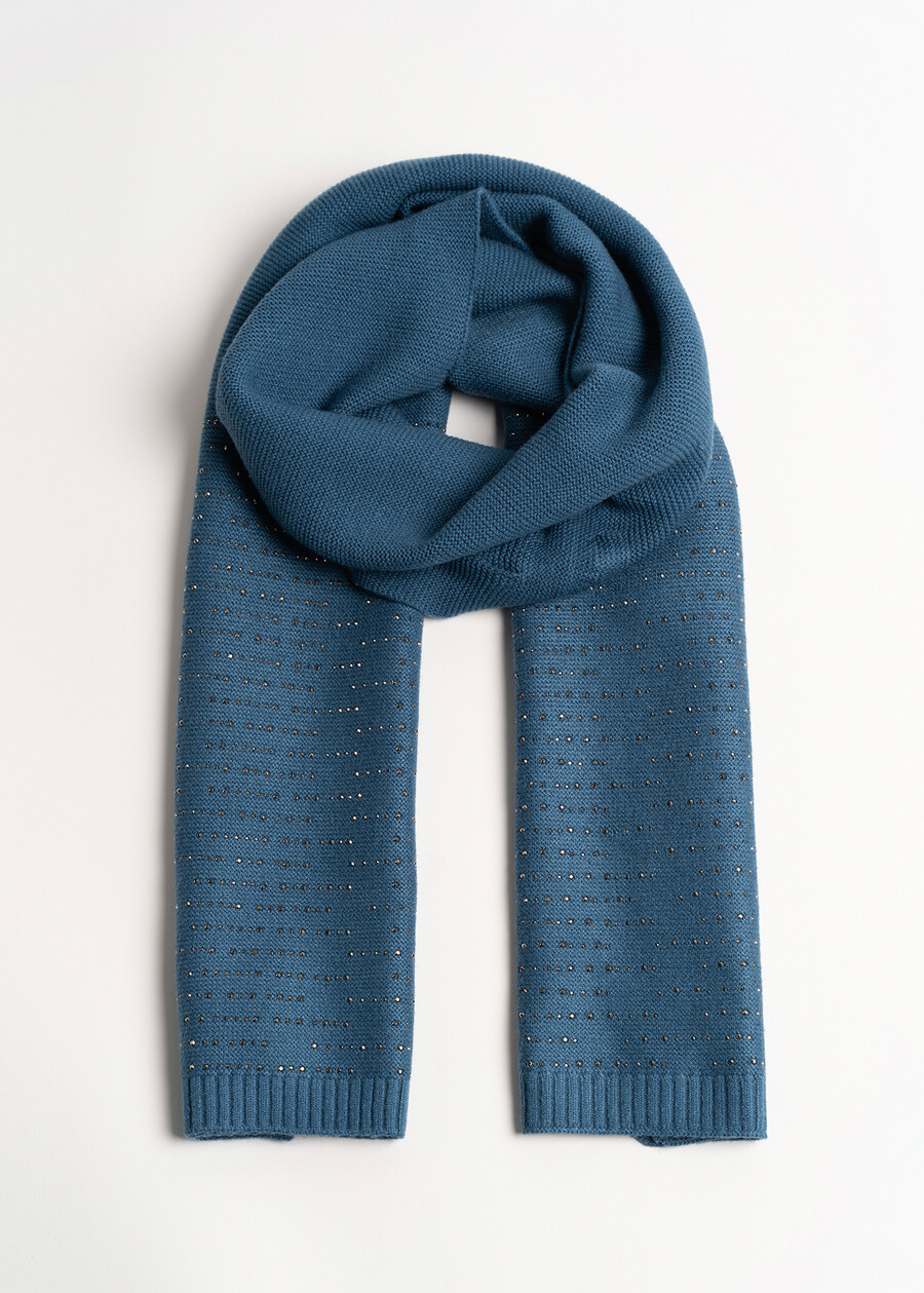 Sciarpa Skye con micro strass ROSSO MAGENTAVERDE PAVONE Donna , immagine n. 2