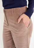 Pantalone Giorgia in velluto di cotone GRIGIO TORTORANERO BLACK Donna immagine n. 3