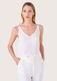 Timoty crepe top BIANCOBLU MARINA Woman image number 1