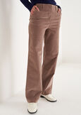 Pantalone Giorgia in velluto di cotone GRIGIO TORTORANERO BLACK Donna immagine n. 2