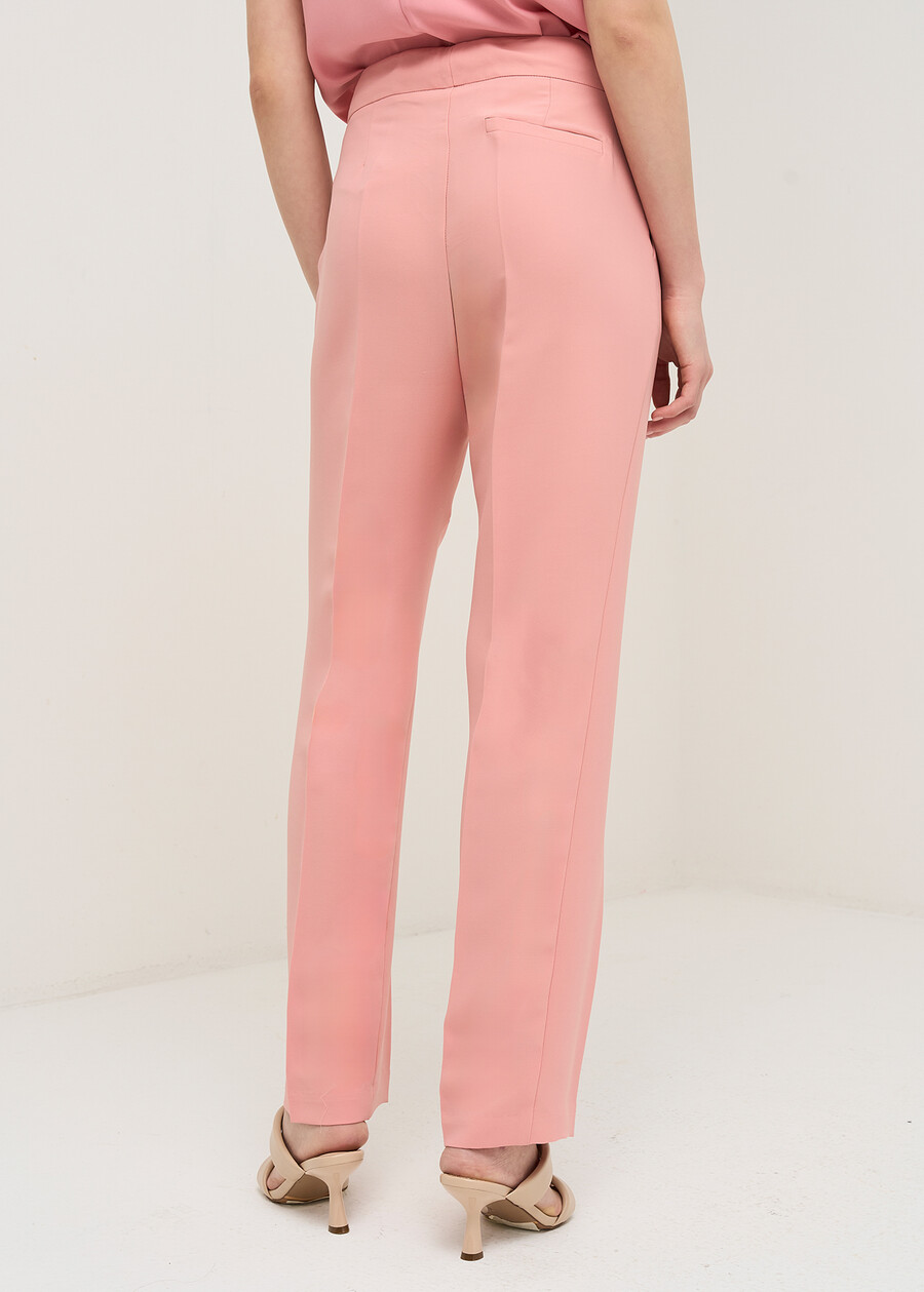 Alba wide-leg cady trousers ARANCIONE Woman , image number 4