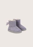 Sahy snowboots in eco-suede for girls GRIGIO MEDIUM GREY Woman image number 1