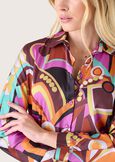 Cadid satin blouse NERO BLACK Woman image number 2