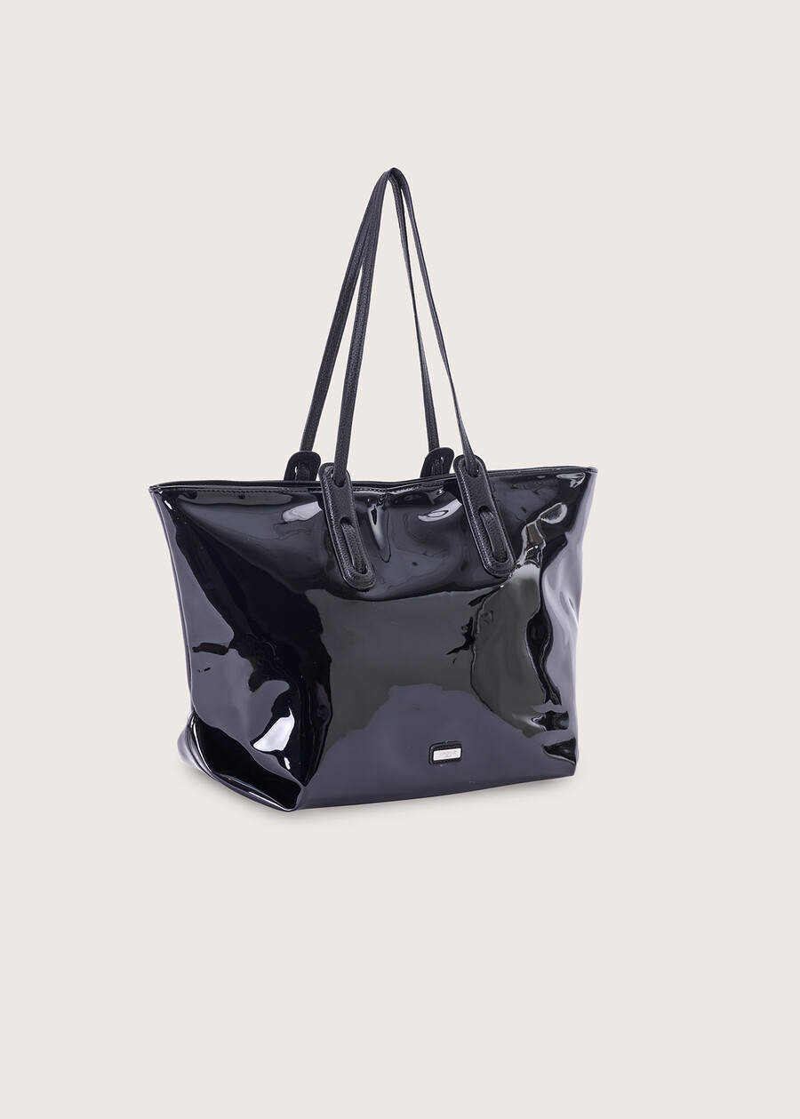 Borsa Bally in ecopelle verniciata NERO BLACK Donna , immagine n. 1