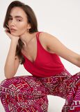 Telina V-Neck Tank Top VERDE GARDENROSA FUCSIA Woman image number 1