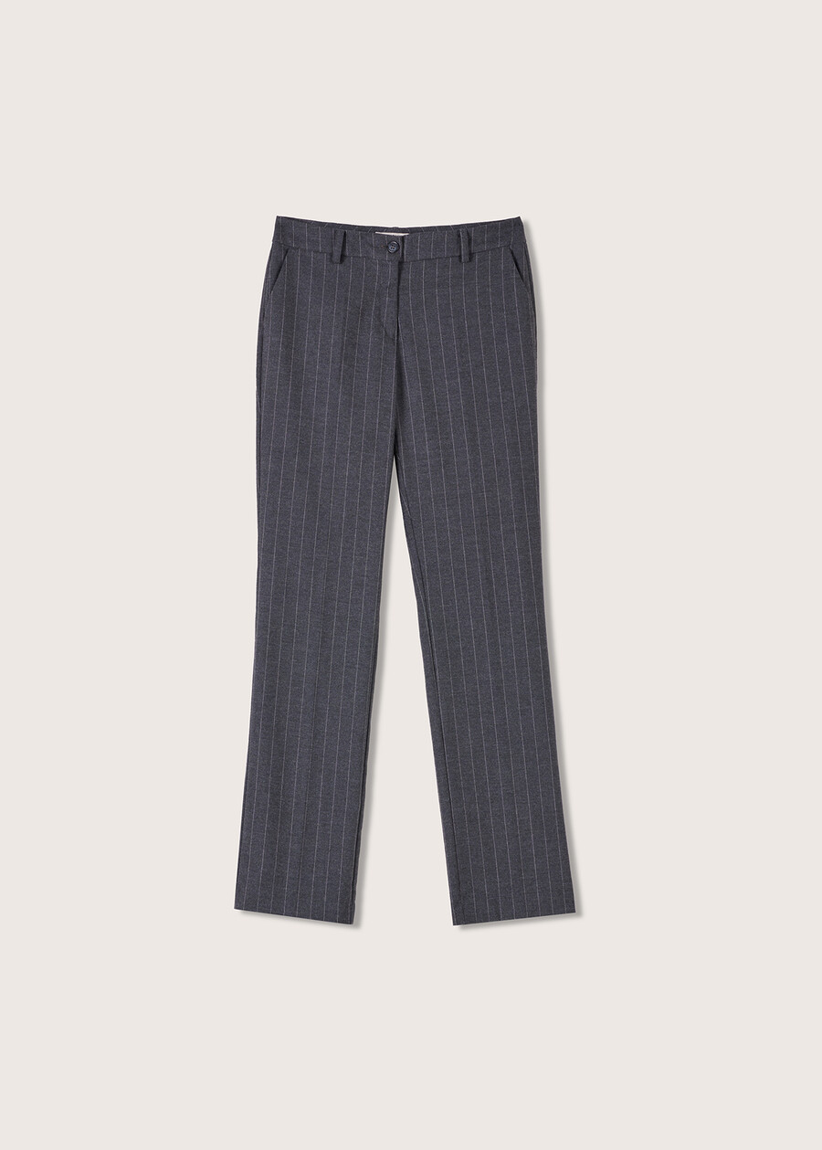 Clair polyviscose trousers GRIGIO DARKGREY Woman , image number 5