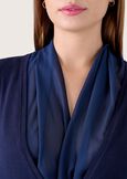 Cardigan Cerviana scollo sciallato BLU LAGUNA Donna immagine n. 2