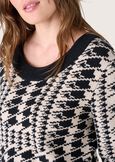 Maglia Marty pied de poule NERO Donna immagine n. 2