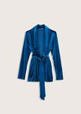 Coprispalle Colyn in velluto BLU COBALTO Donna immagine n. 5