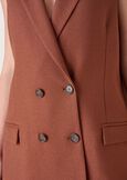 Giorgio matt effect vest MARRONE CACAO Woman image number 2