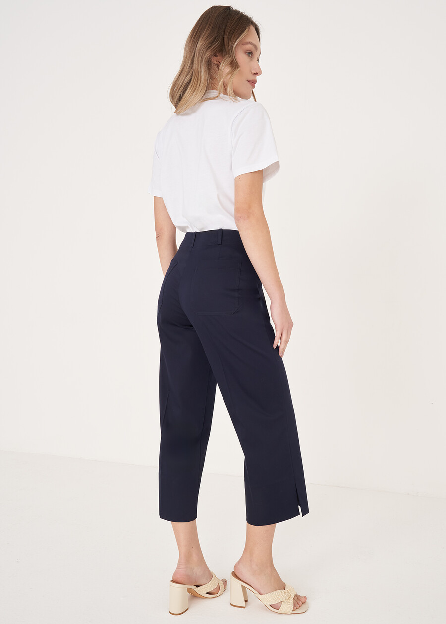 Pantaloni Sara-B in Misto Cotone BLU Donna , immagine n. 4