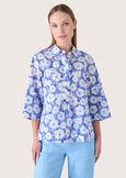 Caroly 100% cotton blouse BLU ABISSO Woman image number 1