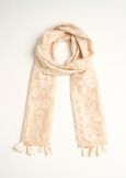 Sakura floral devor&eacute; scarf ROSAROSA Woman image number 1