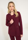 Blazer Giselle monopetto slim ROSSO BORDEAUXVERDE GARDENMARRONE Donna immagine n. 1