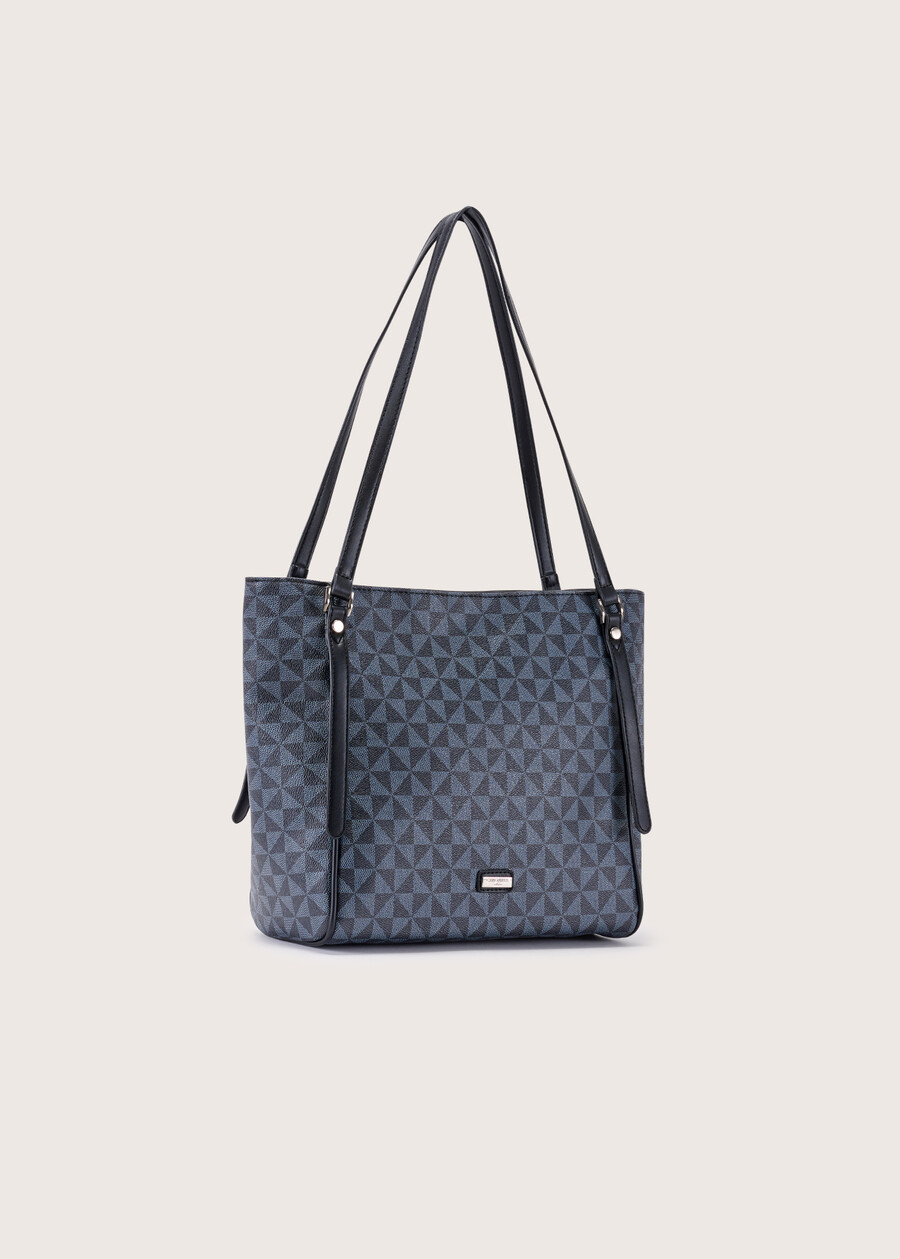 Borsa shopping Bely in ecopelle MARRONENERO BLACK Donna , immagine n. 2