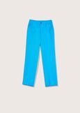 Pantalone Alice in misto lino BLUE PACIFICMARRONE MOKA Donna immagine n. 5