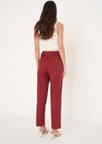 Pantaloni Principe in cotone
 ROSSO BORDEAUX Donna immagine n. 4